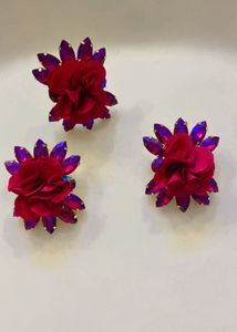 New Exquisite Floral Stud Earrings And Ring