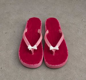 cute 🎀🎀🎀🎀 hand painted nail polish slippers