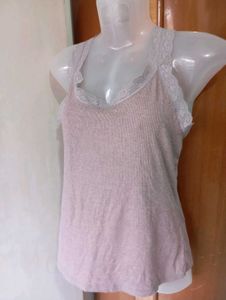Lace Trim Camisole Top