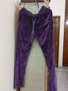 Velour Track Pants