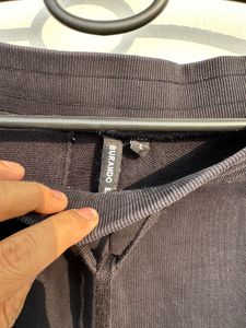 Black Graphic Print Sweatpants
