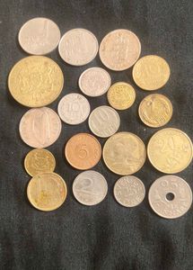 foreign coin 19 pcs