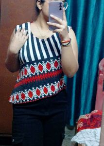 Striped &amp; Patterned Tank Top