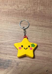 Cutie Yellow Star Keychain