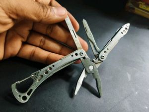 Stainless Steel Multitool Pliers with Knife