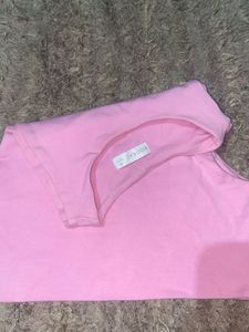 Cute Pink Cropped Tank Top