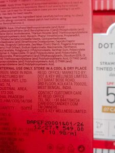 (Choose Any 1 Shade) Dot &amp; Key Tinted Sunscreen