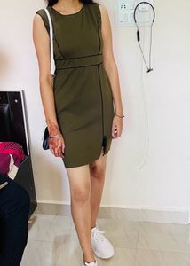 Price Drop ❗️Cute Olive Green Bodycon