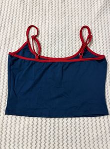 Navy spaghetti Cami top