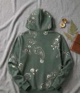 Men's Paisley Print Hoodie