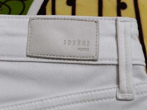 Women Spykar White Ankle Length Jeans