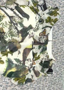Charming Bird &amp; Butterfly Print Dress