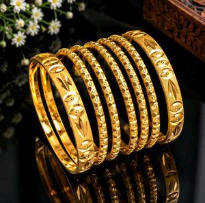 Elegant Gold Bangle Set