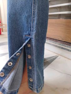 Blue Wide Leg baggyJeans