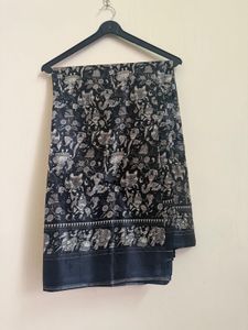 Elegant Elephant Print Saree