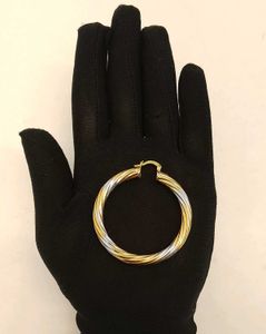 Chunky Twisted Hoop Earrings