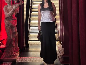 Chic long mermaid skirt