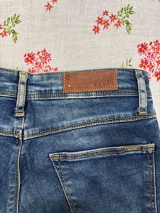 Trendy Blue Bootcut Jeans