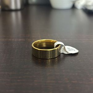 Gold Textured Ring