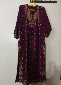 Maroon printed kurti ❤