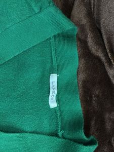 Emerald Green Knit Cardigan
