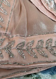 Embellished Peach Lehenga