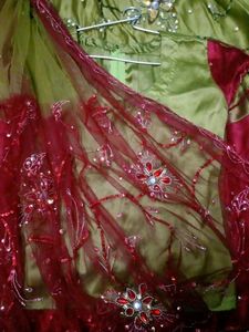 Embroidered Stitched Lehenga