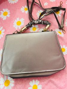 Charles &amp; Keith Metallic Clutch Bag