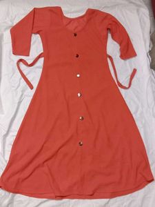 Red One piece with Free delevery charges no t