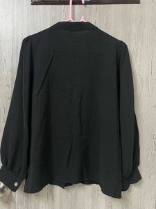 Black office formal shirt