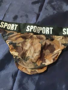 Men's "SPORT" Camo Mesh Briefs