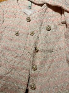 pink Korean style blazzer