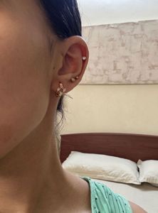 Stone Stud Earrings