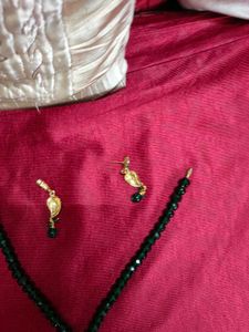 Stones Jewellery Set With Gold