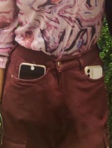Burgundy Cargo Pants