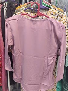 Pink Diamond Pattern Blouse