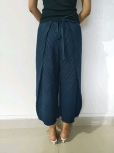 Pleated Wide Leg Palazzo Pants