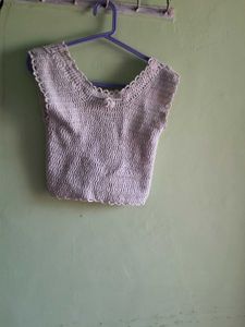 Crochet Knit Top