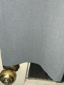 Chic Grey Wide-Leg Trousers