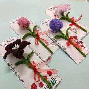 Handmade Pipe Cleaner Flowers