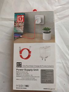 OnePlus Warp Charge 65W Adapter with data ca