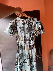 Dior Print Wrap Dress