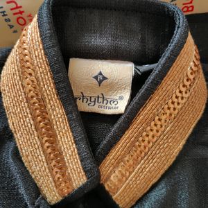 Kurta Pajama Set With Jute