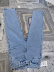 Light Wash Straight Leg Jeans