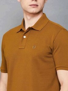 Men's Casual Mustard Polo Shirt
