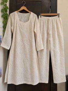 Elegant Chikankari Kurta Set