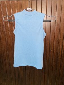 Sleeveless Mock Neck Top