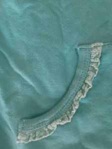 Warm Teal Hoodie for mild winters