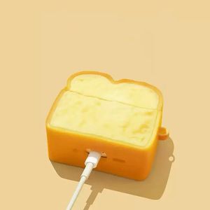 Bread silicone Earbuds Yellow