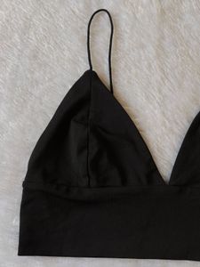 Black Bikini Bralette Topwear